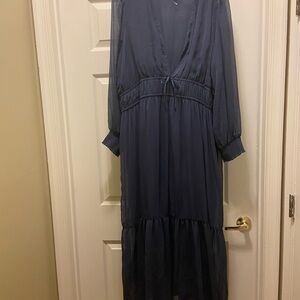 Elegant Navy Blue Women's Dress